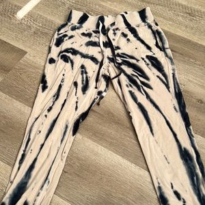Young fabulous and broke tie dye sweat pants